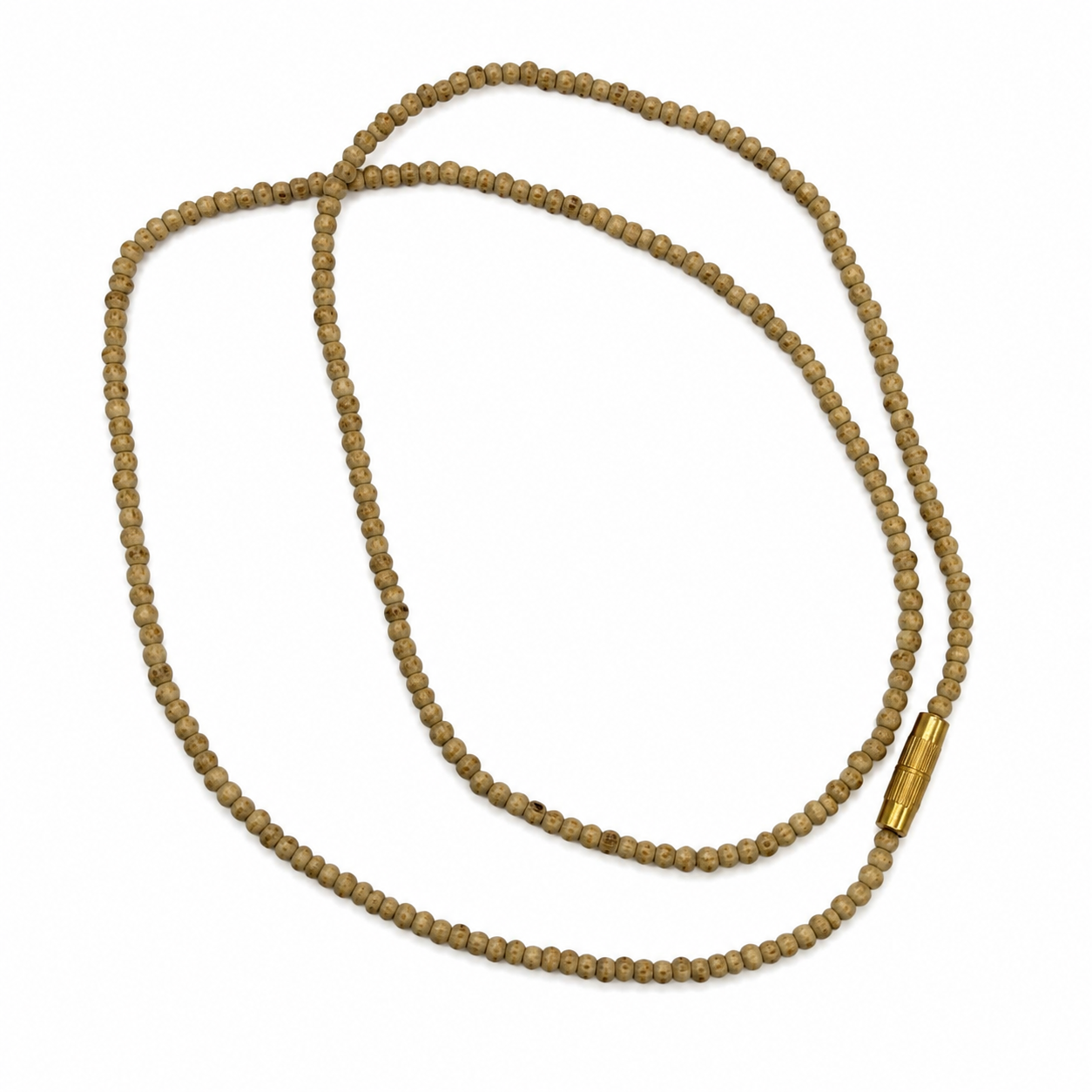 Premium Tulsi Rounded Bead Kanthi Mala (2 Mala Set) | Handmade in Braj