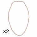 Pushtimarg Kanthi Mala ( Pack of 2) – Natural Off-White Wooden Beads with Traditional Knot