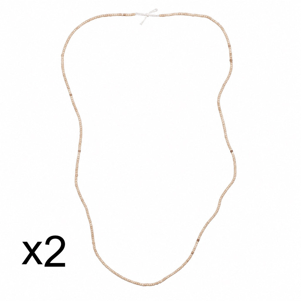 Original Tulsi Kanthi Mala (Pack of 2) for Pushtimarg |Thin Tulsi Beads Necklace |