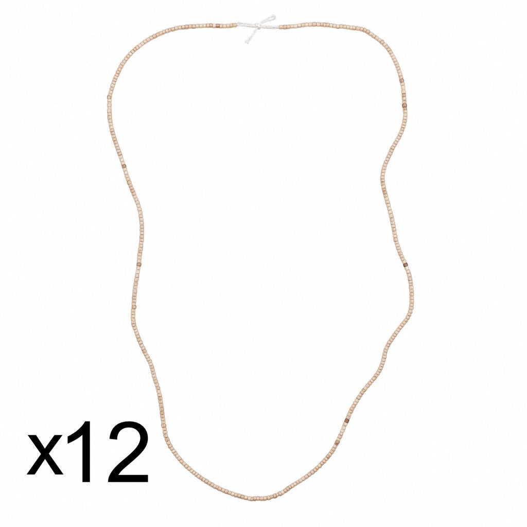 Original Tulsi Kanthi Mala Dozen (Pack of 12) for Pushtimarg |Thin Tulsi Beads Necklace |